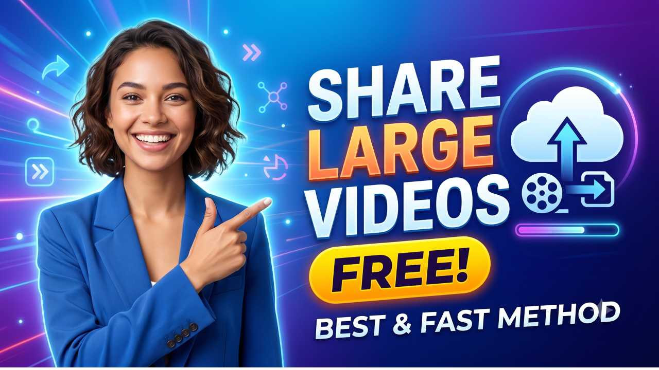Best Way to Share Large Videos Online for Free